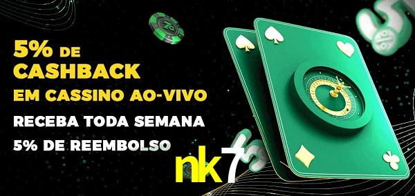 Promoções do cassino ao Vivo nk7